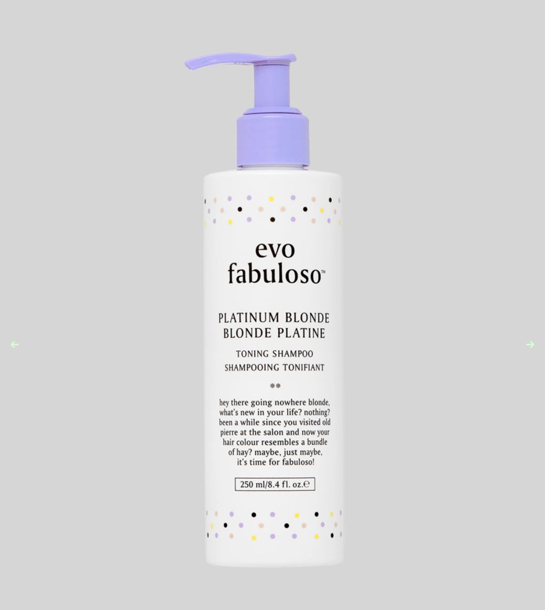 Evo Fabuloso Platinum Shampoo